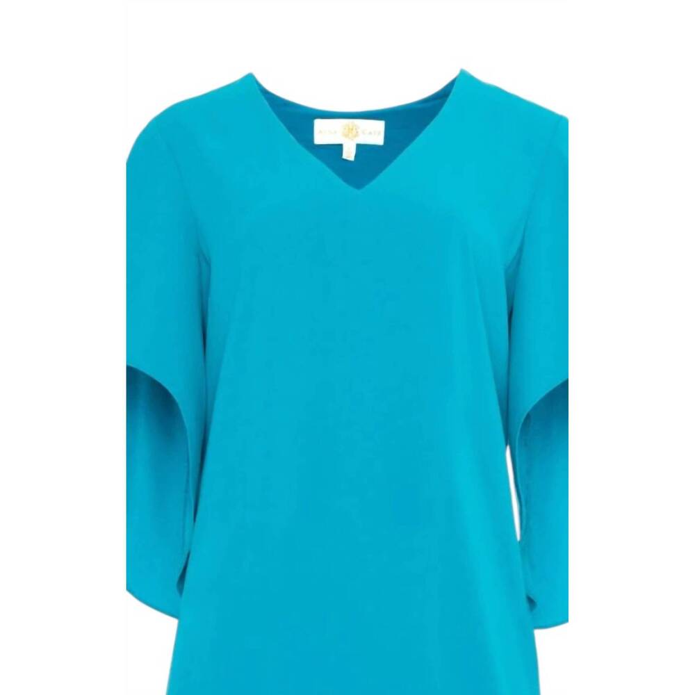 NEW ANNA CATE women's meredith short sleeve dress in enamel - Picture 3 of 3